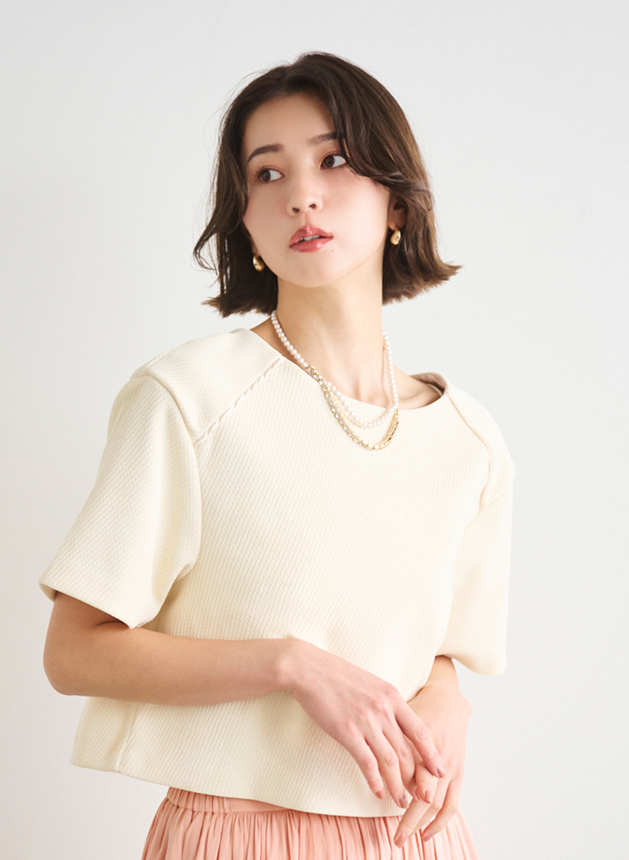 半額以下【ルーニィ】バックドレープジャケット、バックスリットパンツセット WEB＆一部店舗限定】カットジョーゼットバックスリットパンツ