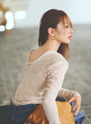 ちょこ　LOUNIE テーラードジャケット　ブラウン38 MARZTTO】イージー ストライプジャケット （テーラード