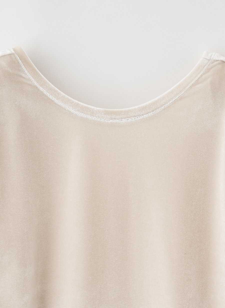 追加販売【吉田理紗さんコラボ】ベロアカットソープルオーバー｜LOUNIE