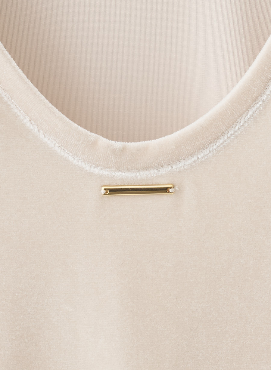 追加販売【吉田理紗さんコラボ】ベロアカットソープルオーバー｜LOUNIE