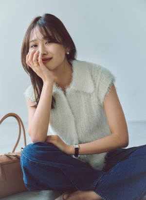 衿付きフェザーニットプルオーバー