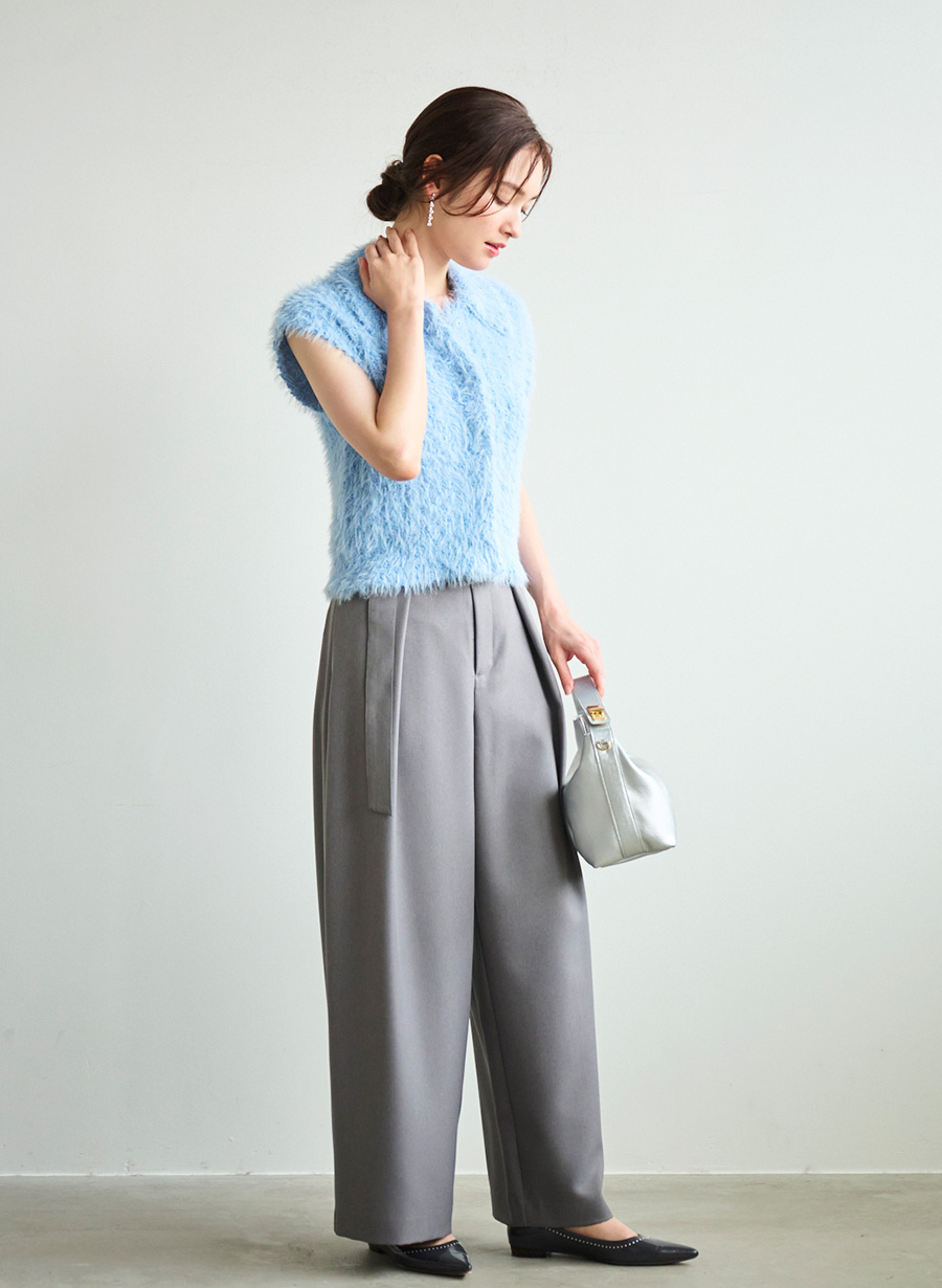 衿付きフェザーニットプルオーバー｜LOUNIE（ルーニィ）公式