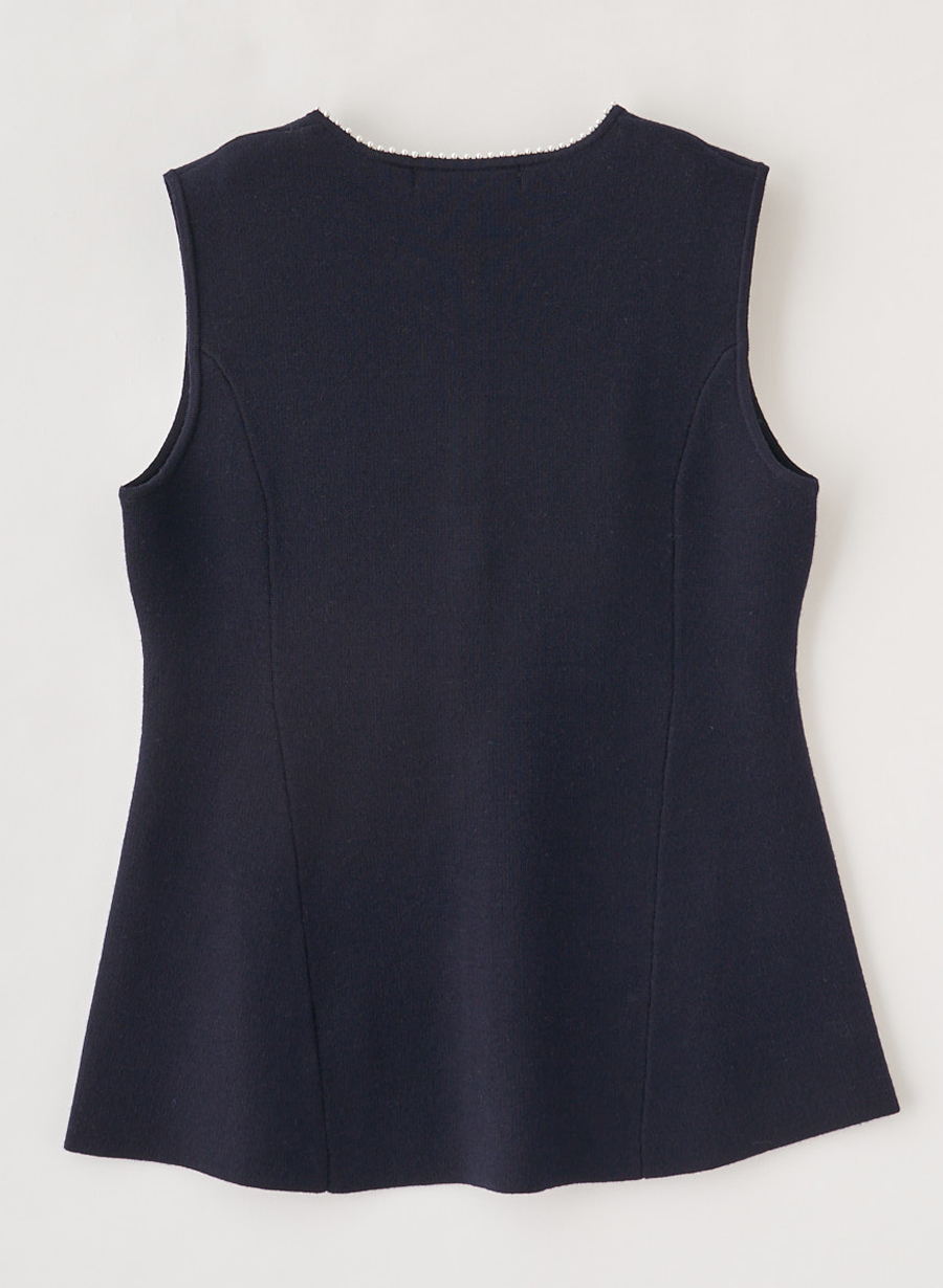 未使用LOUNIE★ルーニィ カットジャガードジレ ベスト ルーニィー lounieベスト LOUNIE（ルーニィ） その他・ベスト （1）