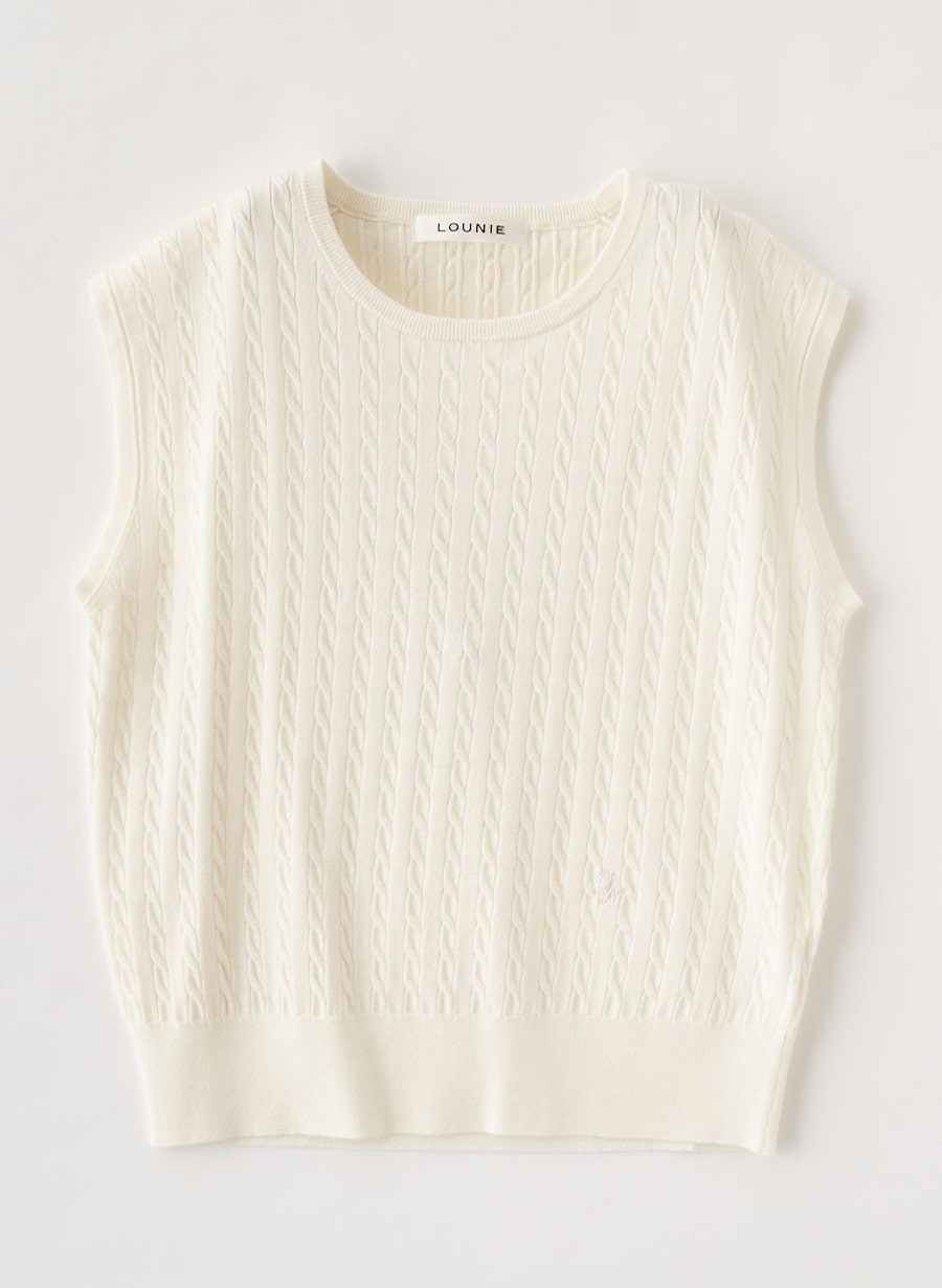 追加】ケーブルニットプルオーバー｜LOUNIE（ルーニィ）公式サイト