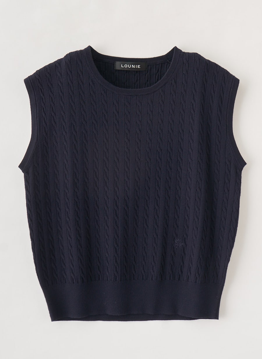 追加】ケーブルニットプルオーバー｜LOUNIE（ルーニィ）公式サイト