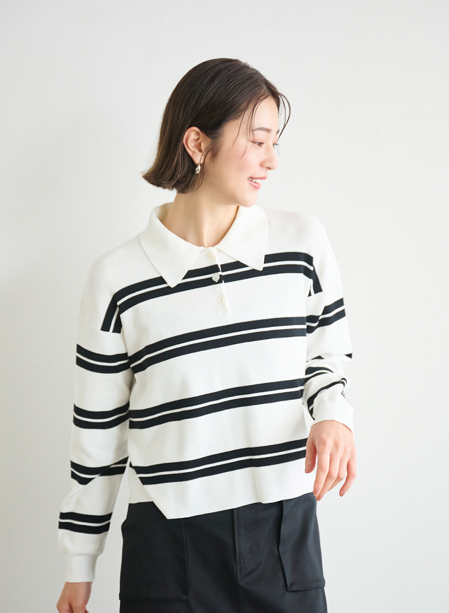 Naptime ニットラガーシャツ(緑SIZE:L) Naptime ニットラガーシャツ(グリーンSIZE:L) 2024 SS