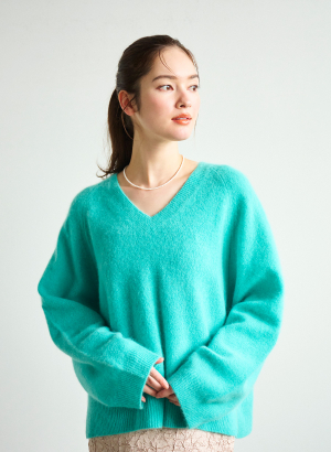 【2025】新品未使用　LOUNIE　ルーニィ　モチーフニットプルオーバー NEW SEASON 2025 PRE SPRING Sparkle&Sheer｜LOUNIE（ルーニィ