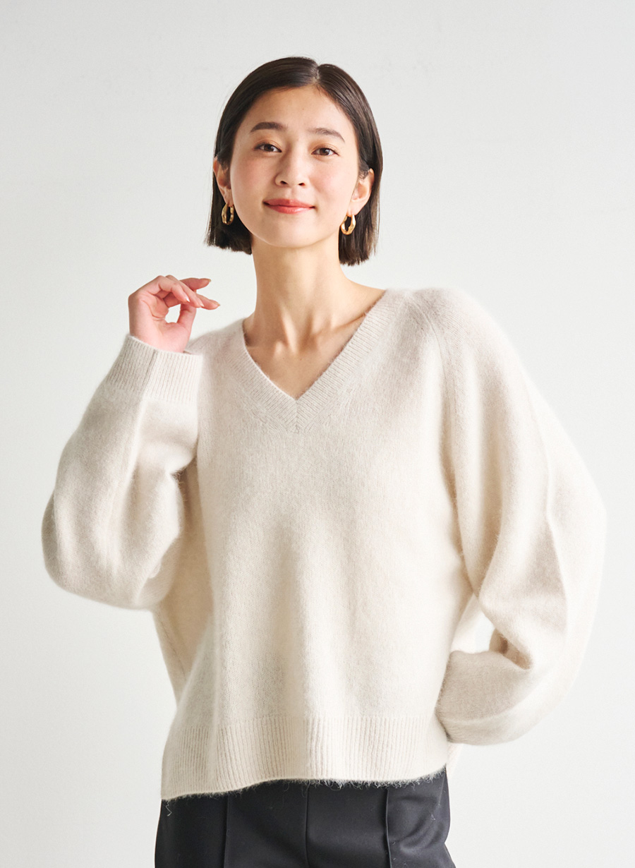 【2025】新品未使用　LOUNIE　ルーニィ　モチーフニットプルオーバー ラクーンニットプルオーバー｜LOUNIE（ルーニィ）公式サイト