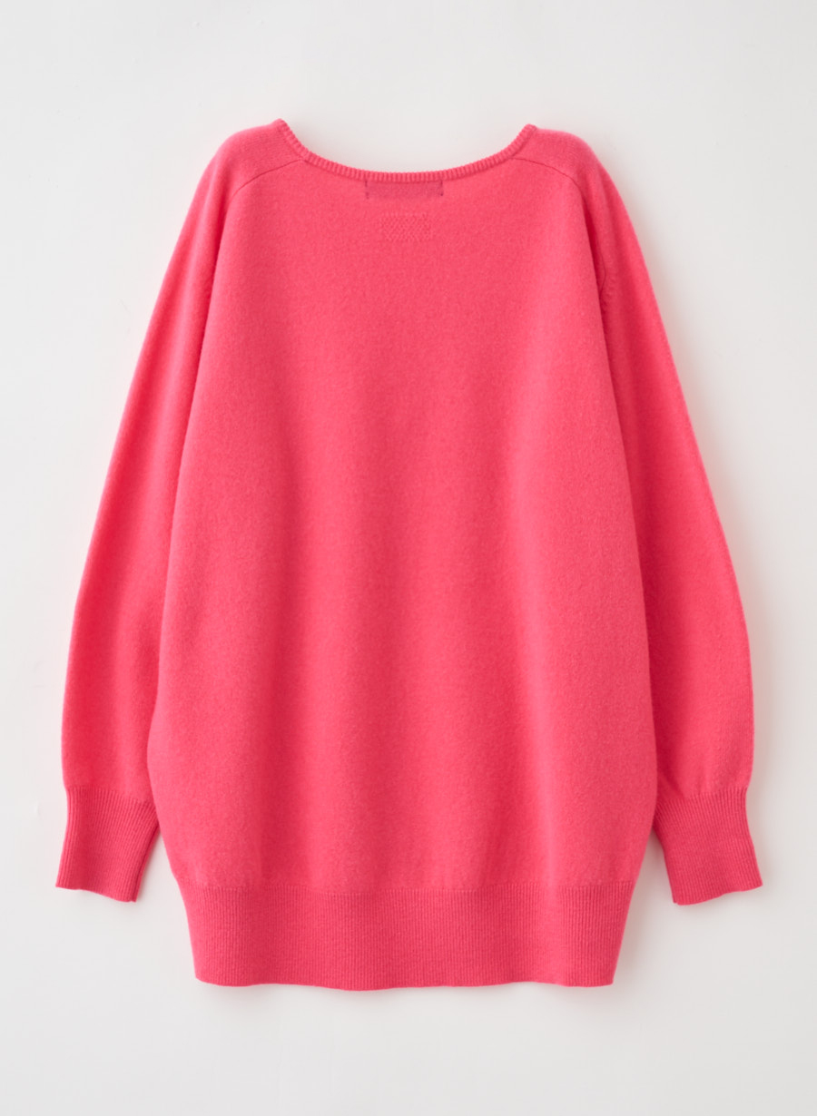 ウール100％＞クルーネックニットプルオーバー｜LOUNIE