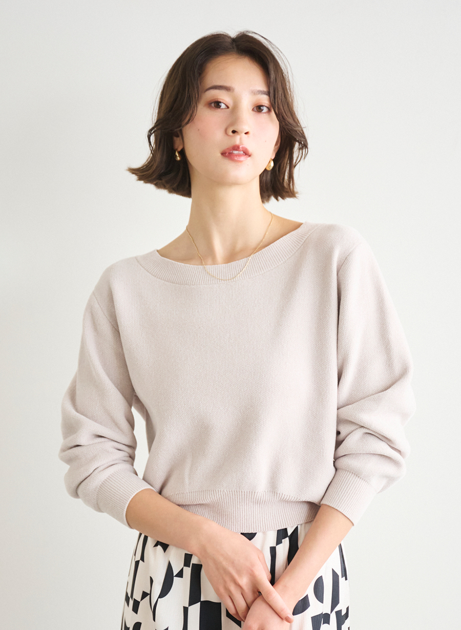 【2025】新品未使用　LOUNIE　ルーニィ　モチーフニットプルオーバー モールニットプルオーバー｜LOUNIE（ルーニィ）公式サイト／公式