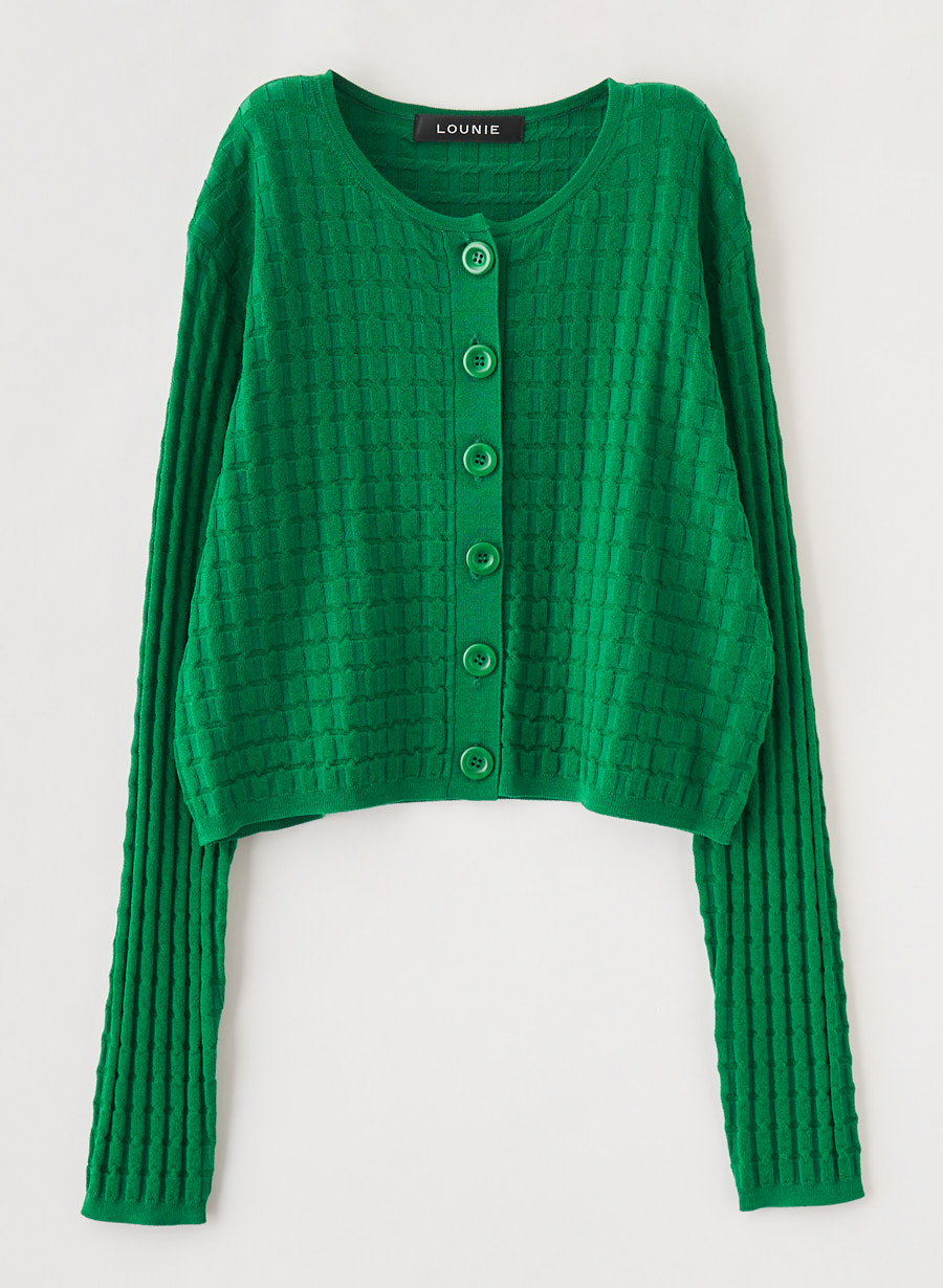 ＜BY MALENE BIRGER＞ショート ニットカーディガン シルクタッチショートニットカーディガン トップス ニット