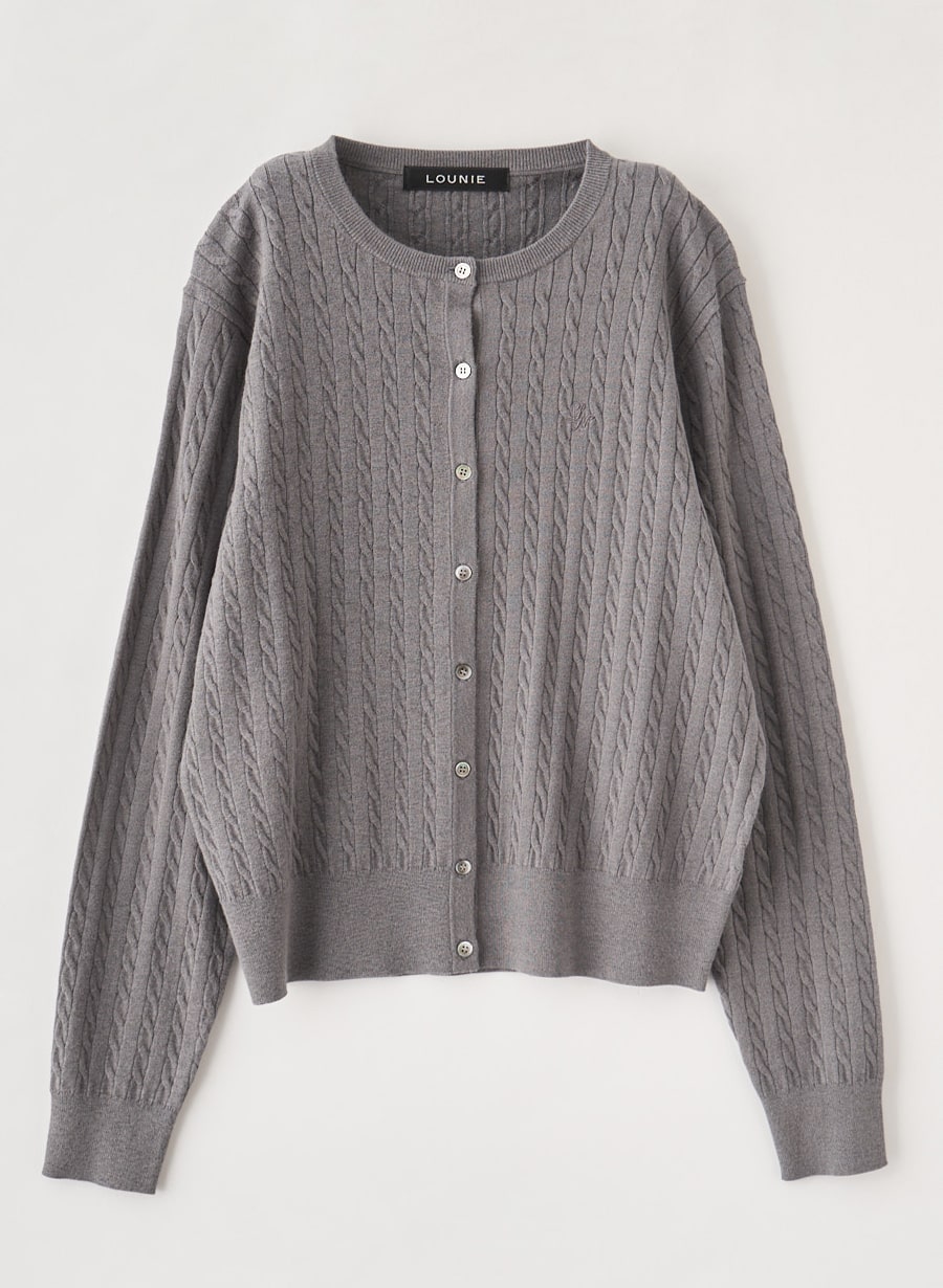 【新品未使用品】カーディガン　ルーニー ミドル丈ニットカーディガン｜LOUNIE（ルーニィ）公式サイト／公式