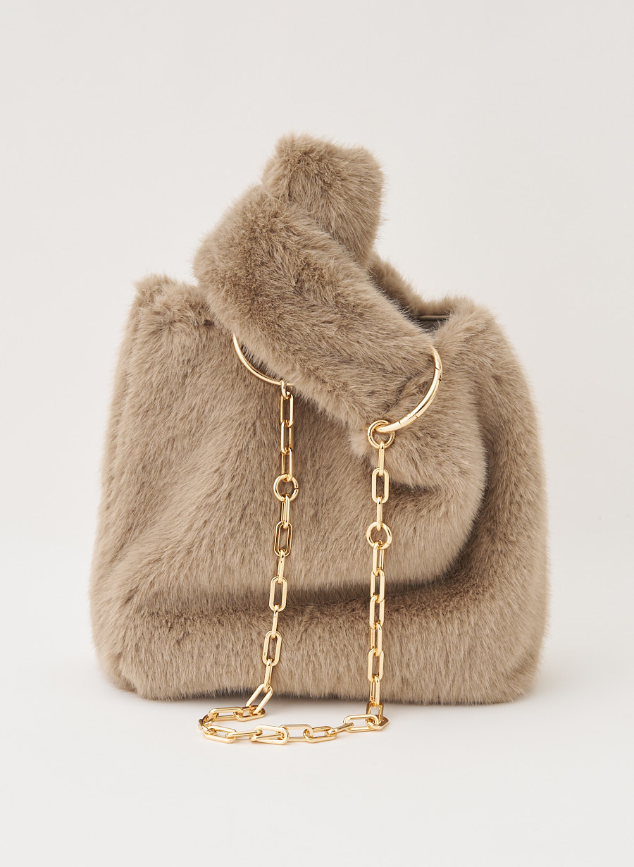 ソニア・リキエル　フェイクファーミニバッグ 中古・古着通販】SONIA RYKIEL (ソニア リキエル) フェイクファーミニ