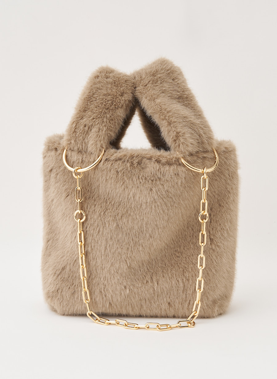 ソニア・リキエル　フェイクファーミニバッグ 中古・古着通販】SONIA RYKIEL (ソニア リキエル) フェイク