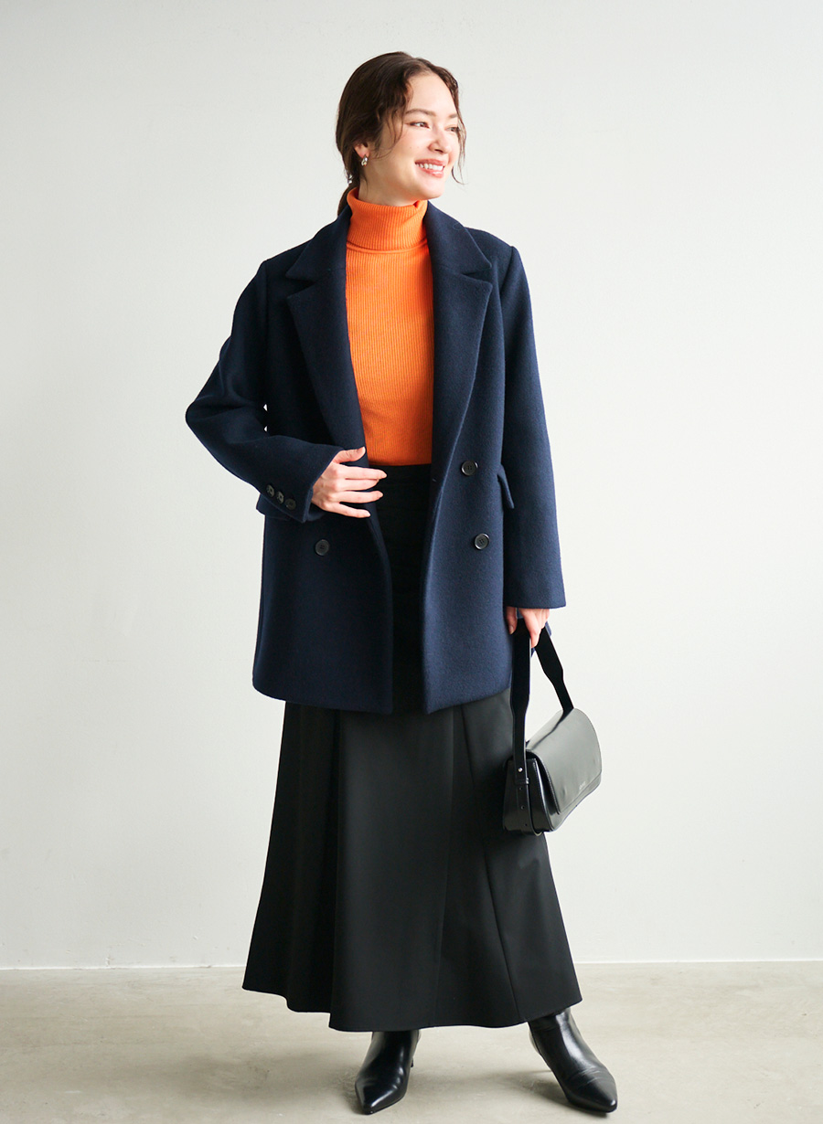 LOUNIE オーバーコート LOUNIE - スタンドカラーオーバーコート の通販 by Carolineの