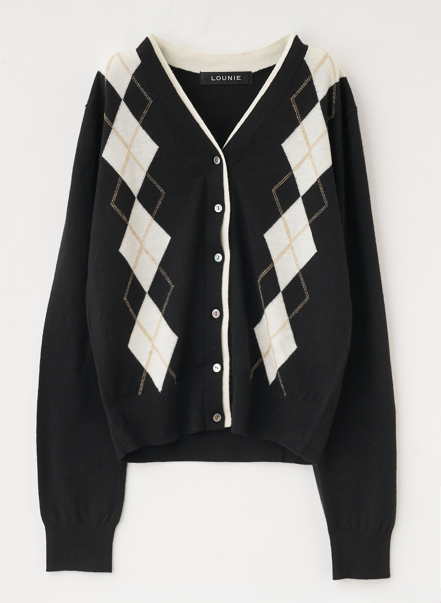 アーガイルニットカーディガン｜LOUNIE（ルーニィ）公式サイト／公式