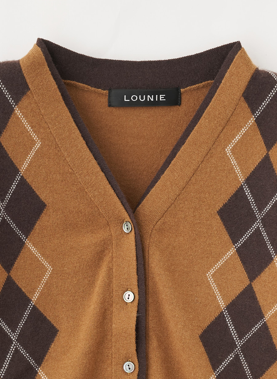 アーガイルニットカーディガン｜LOUNIE（ルーニィ）公式サイト／公式