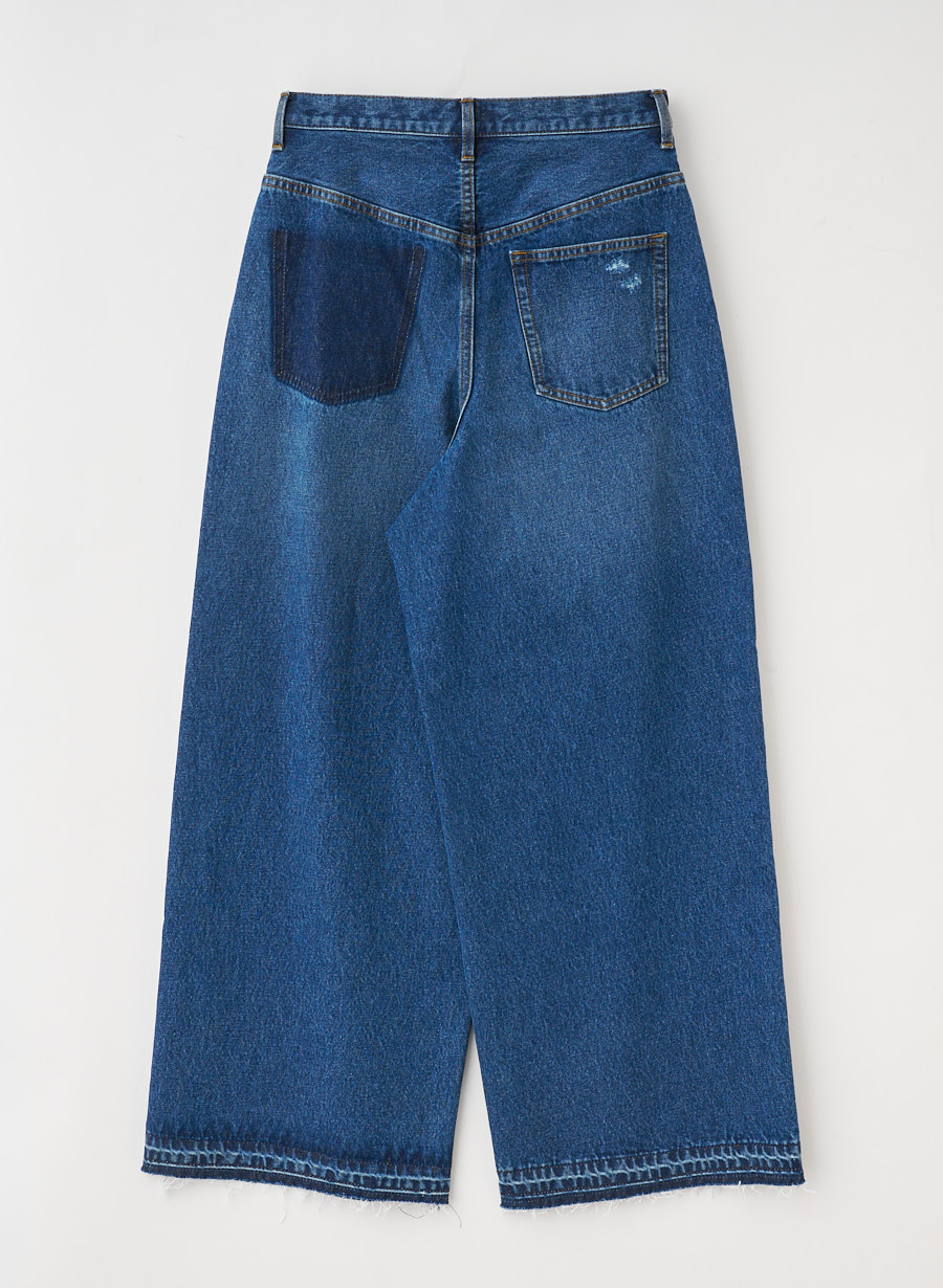 リメイク風デニムワイドパンツ｜LOUNIE（ルーニィ）公式サイト／公式