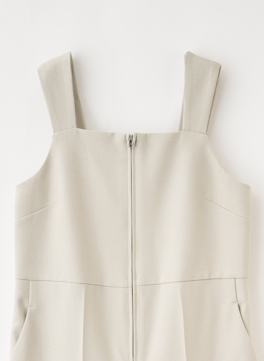 ウール調オックスストレッチコンビネゾン｜LOUNIE（ルーニィ