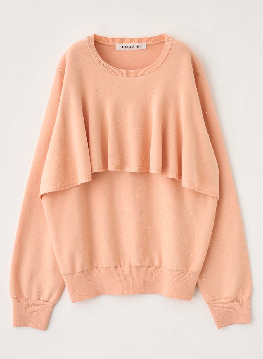 スパンコールデザインニットプルオーバー｜LOUNIE（ルーニィ）公式