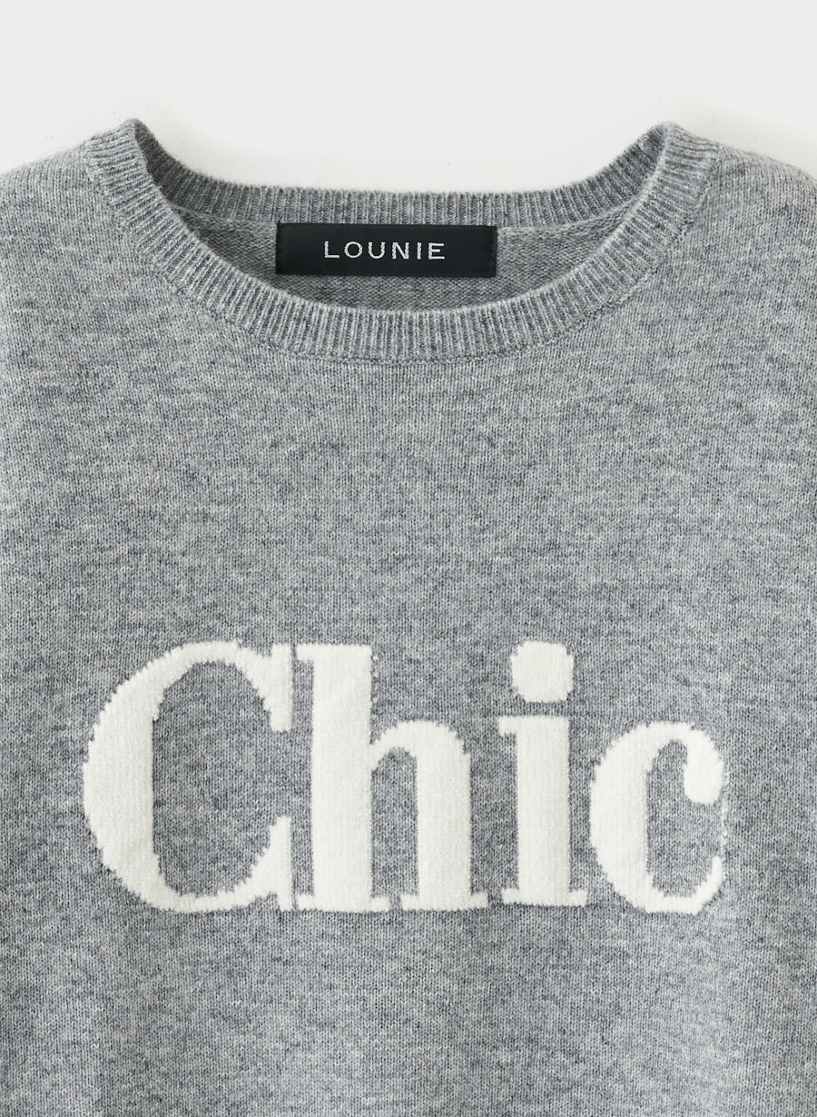 ロゴニットプルオーバー｜LOUNIE（ルーニィ）公式サイト／公式