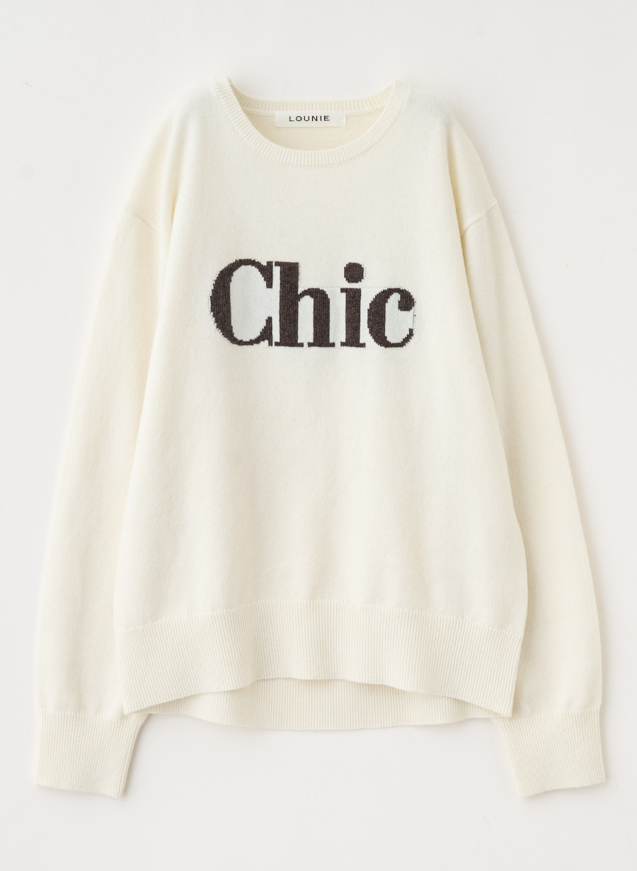 ロゴニットプルオーバー｜LOUNIE（ルーニィ）公式サイト／公式