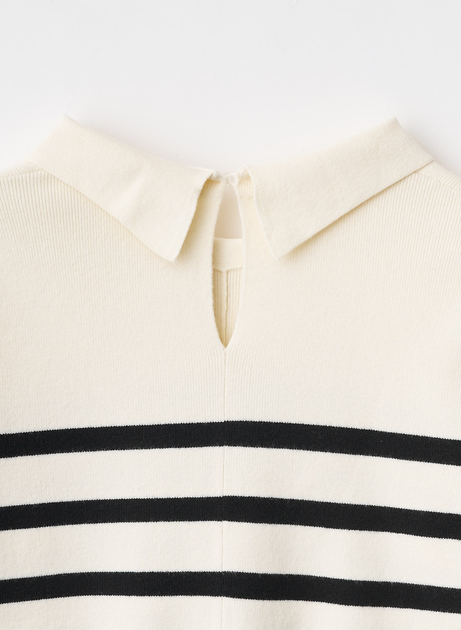 衿付きペプラムニットプルオーバー｜LOUNIE（ルーニィ）公式サイト