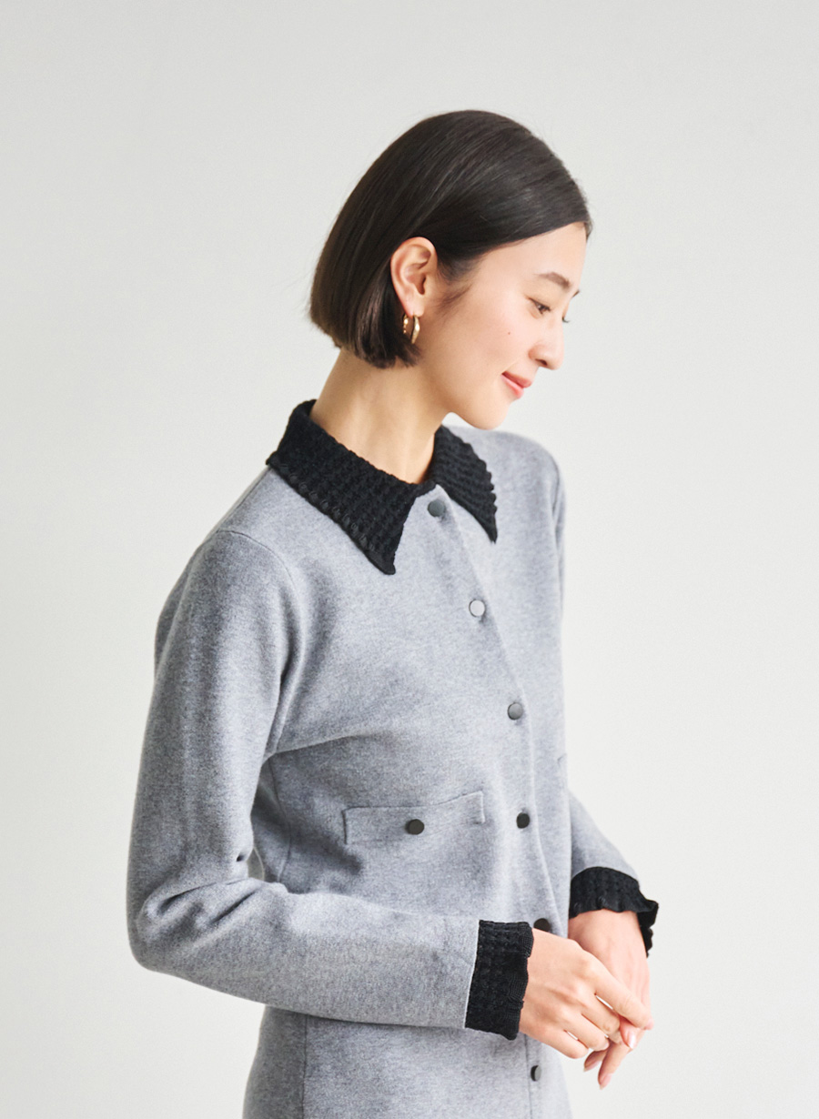 モール衿ニットカーディガン｜LOUNIE（ルーニィ）公式サイト／公式