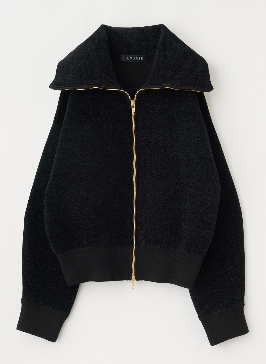 モールダブルフェイスジップニットカーディガン｜LOUNIE（ルーニィ