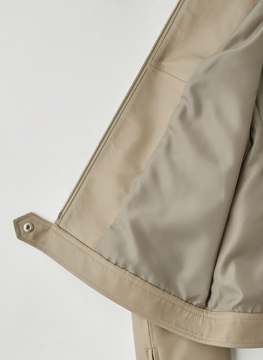 LOUNIE ベージュ レザー ジャケット（新品タグ付） 2025年最新】LOUNIE レディース レザージャケット・ライダースの人気