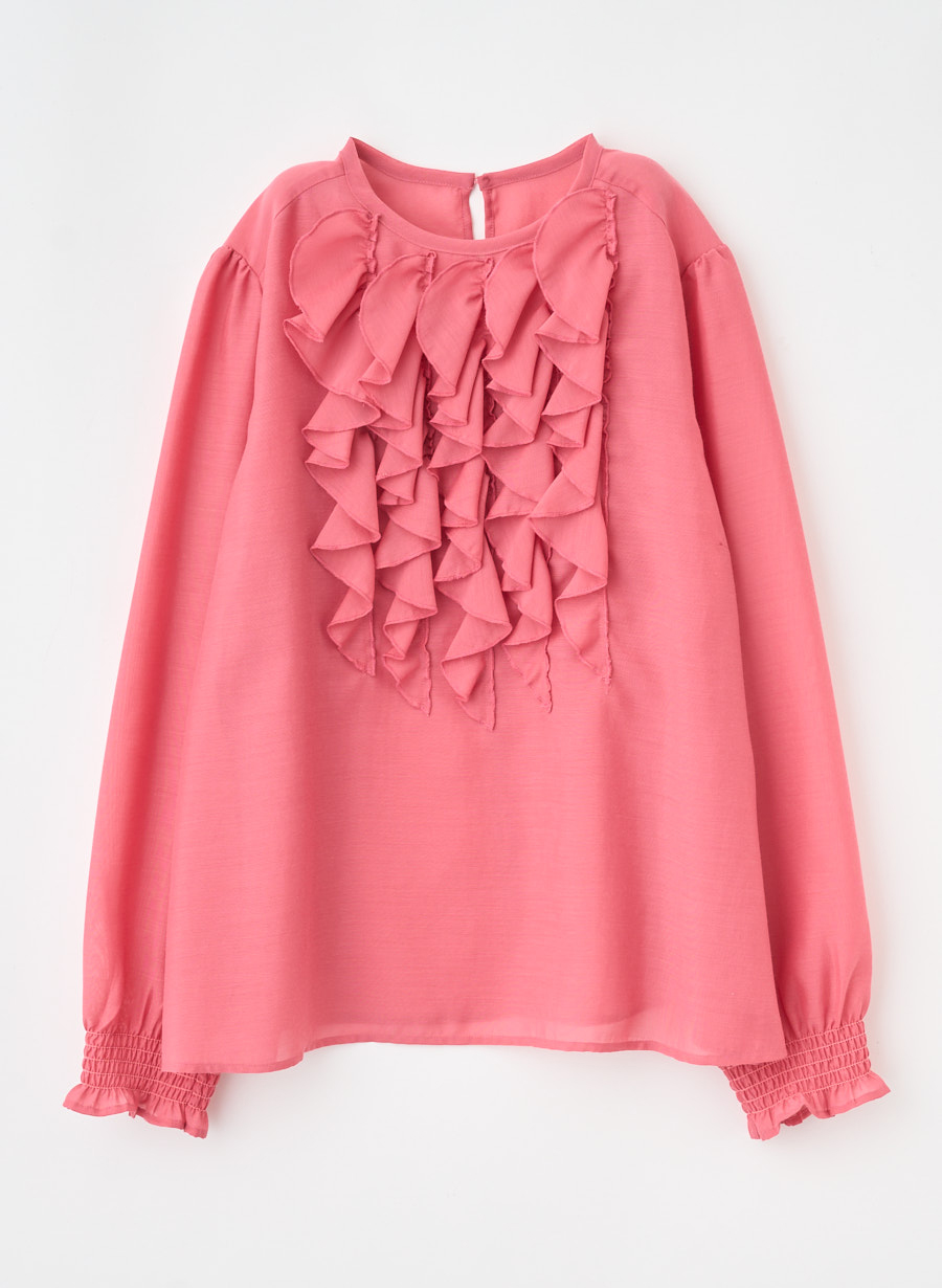 ポリエステルボイルラッフルブラウス｜LOUNIE（ルーニィ）公式サイト