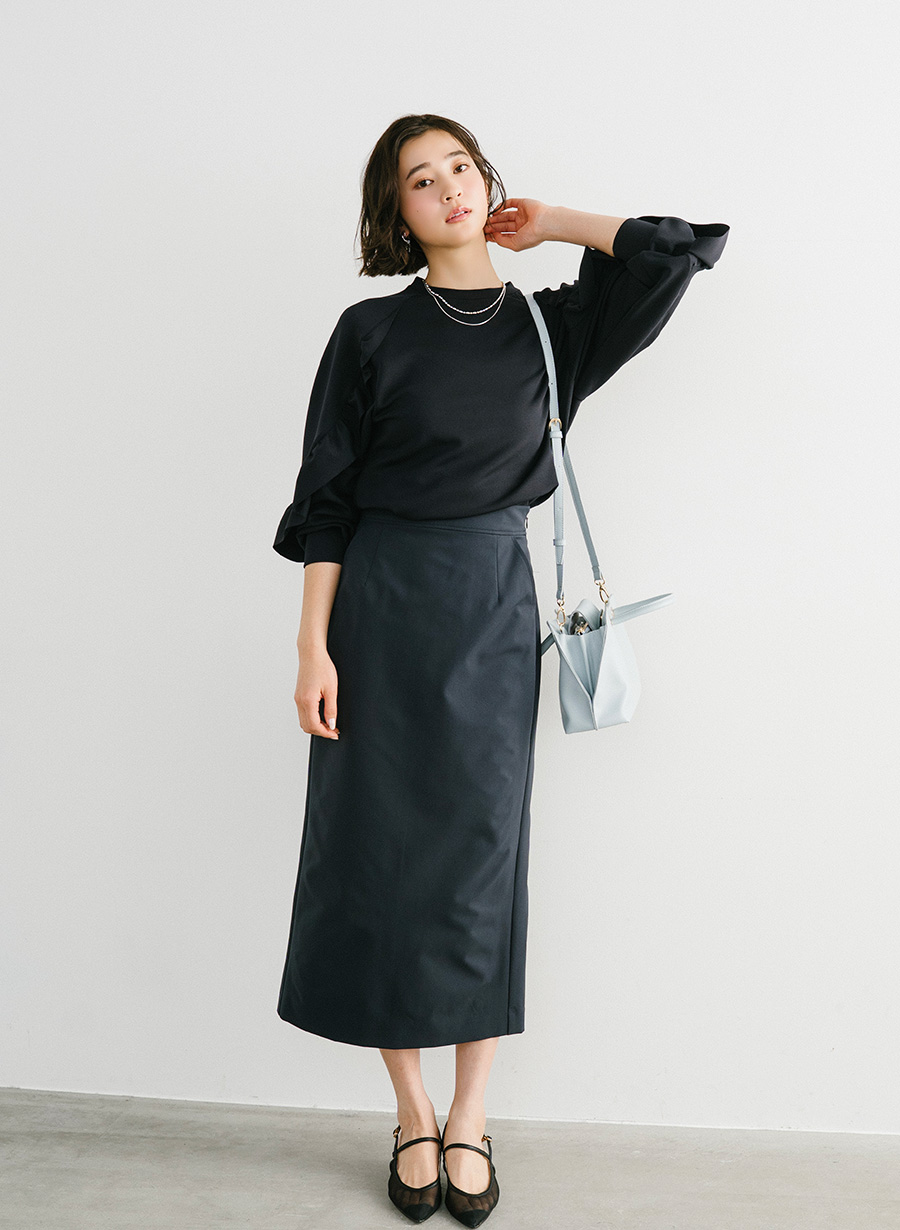 ダブルクロスストレッチタイトスカート｜LOUNIE（ルーニィ）公式サイト