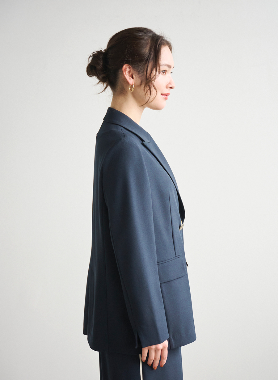 追加】ダブルテーラードジャケット/セットアップ可｜LOUNIE（ルーニィ