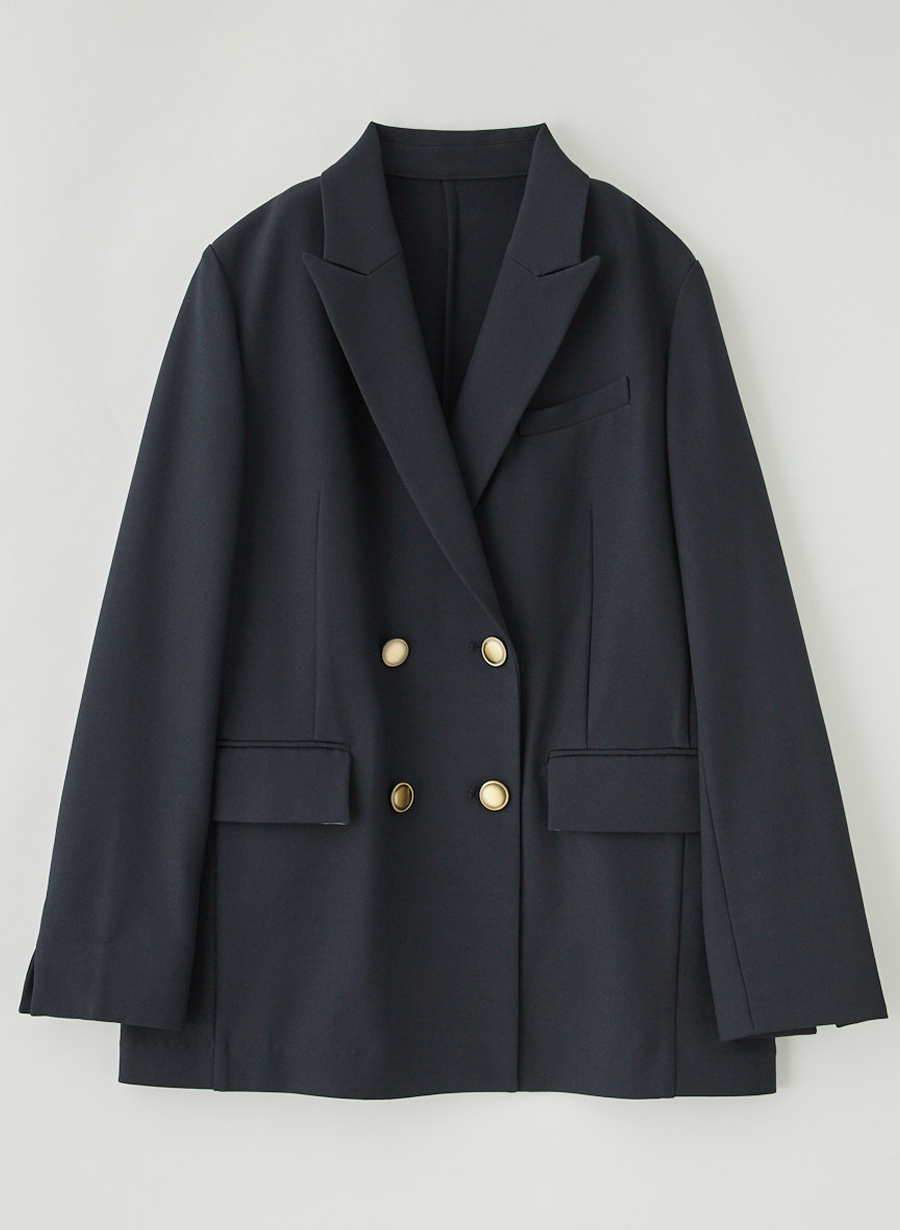 【新品紙タグ付き】ルーニィ　洗える　ダブルテーラードジャケット 追加】ダブルテーラードジャケット/セットアップ可｜LOUNIE（ルーニィ