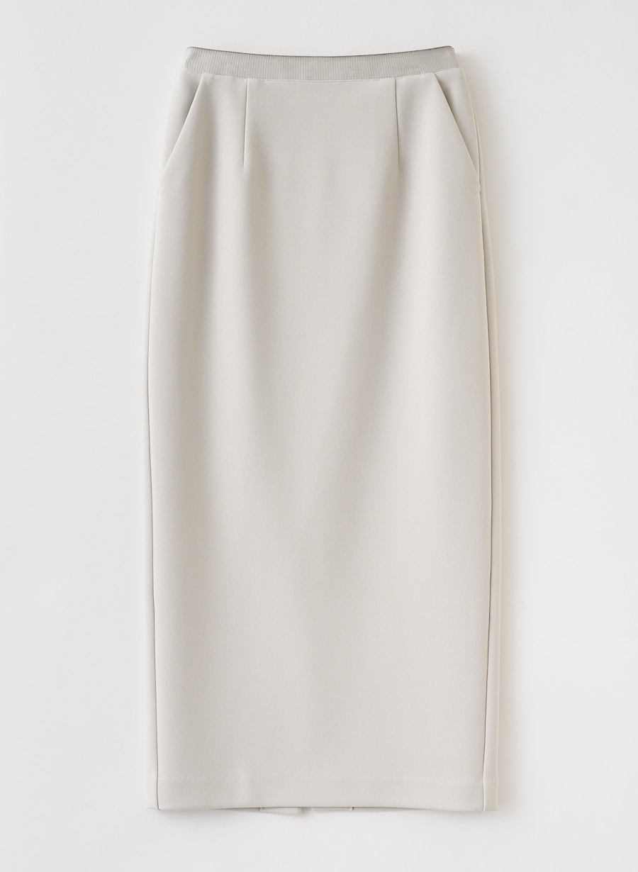 d.i.a. ホワイト タイトスカート S 美人百花掲載》マドラスチェックタイトスカート【洗濯機洗い可