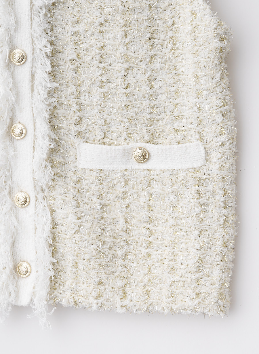 ツイード調ニットジレ｜LOUNIE（ルーニィ）公式サイト／公式オンライン