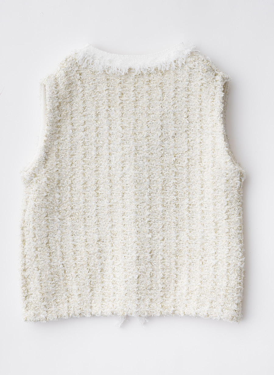 ツイード調ニットジレ｜LOUNIE（ルーニィ）公式サイト／公式オンライン