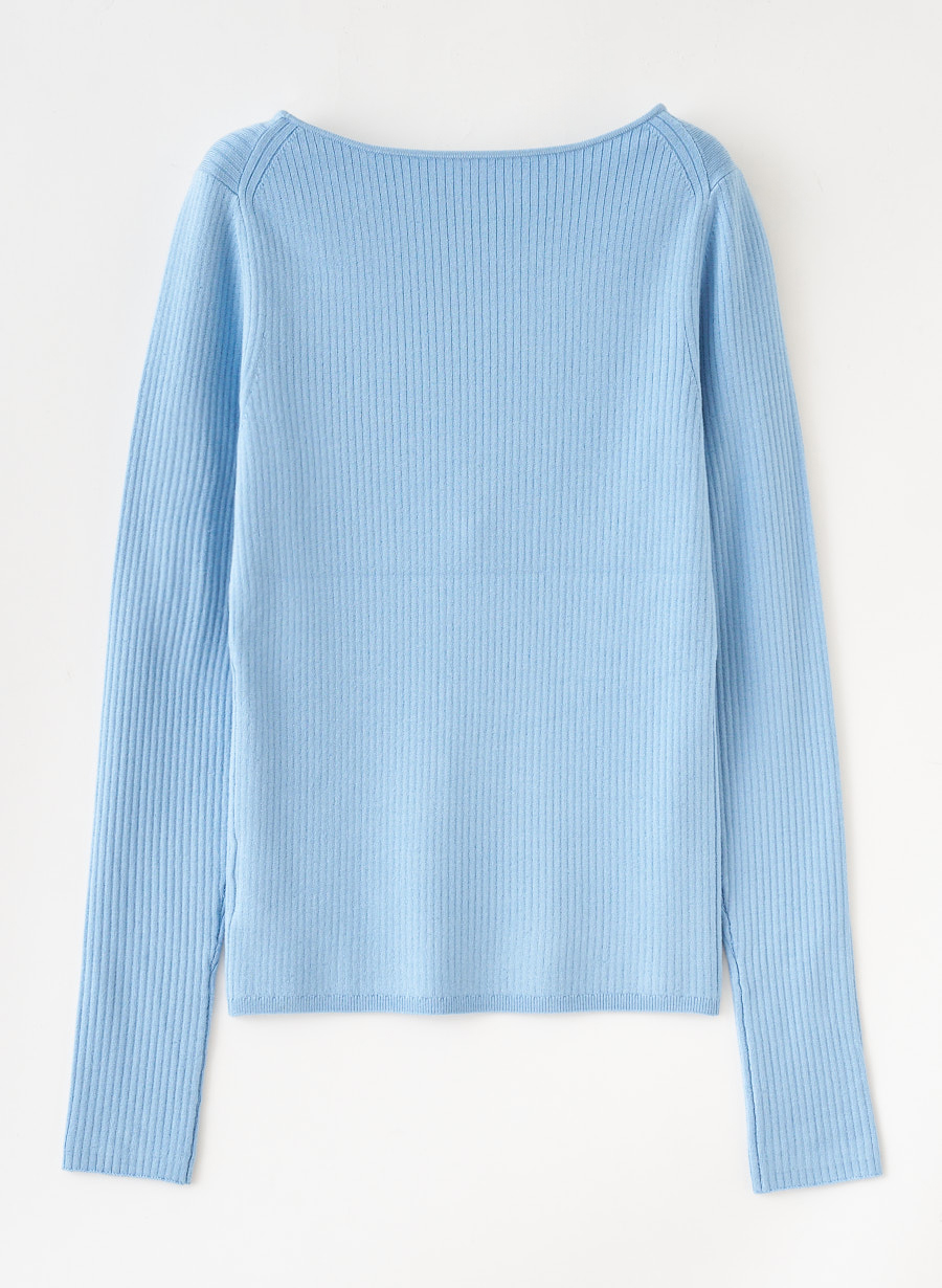 ボートネックリブニットプルオーバー｜LOUNIE（ルーニィ）公式サイト