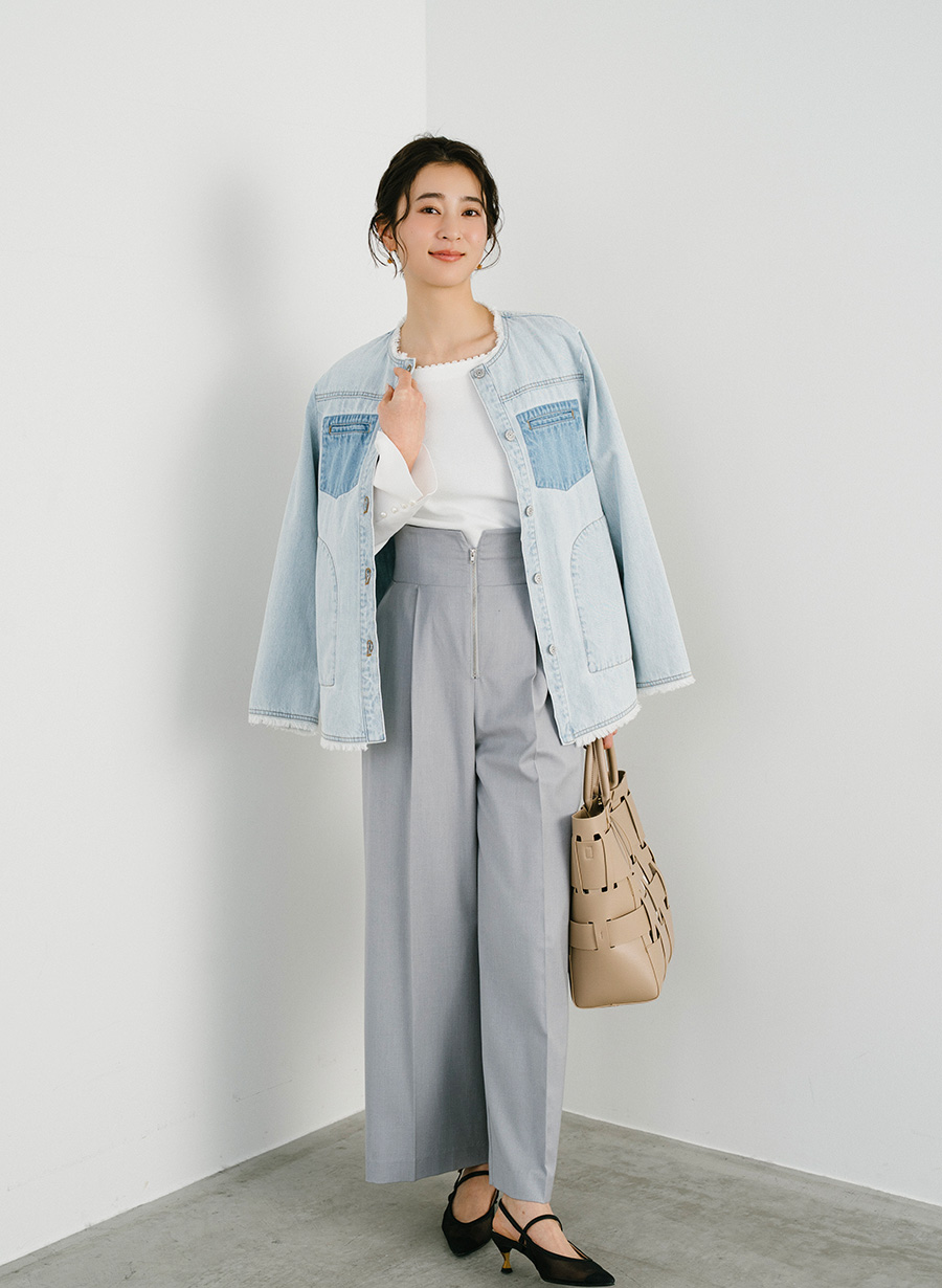 パール付きニットプルオーバー｜LOUNIE（ルーニィ）公式サイト／公式