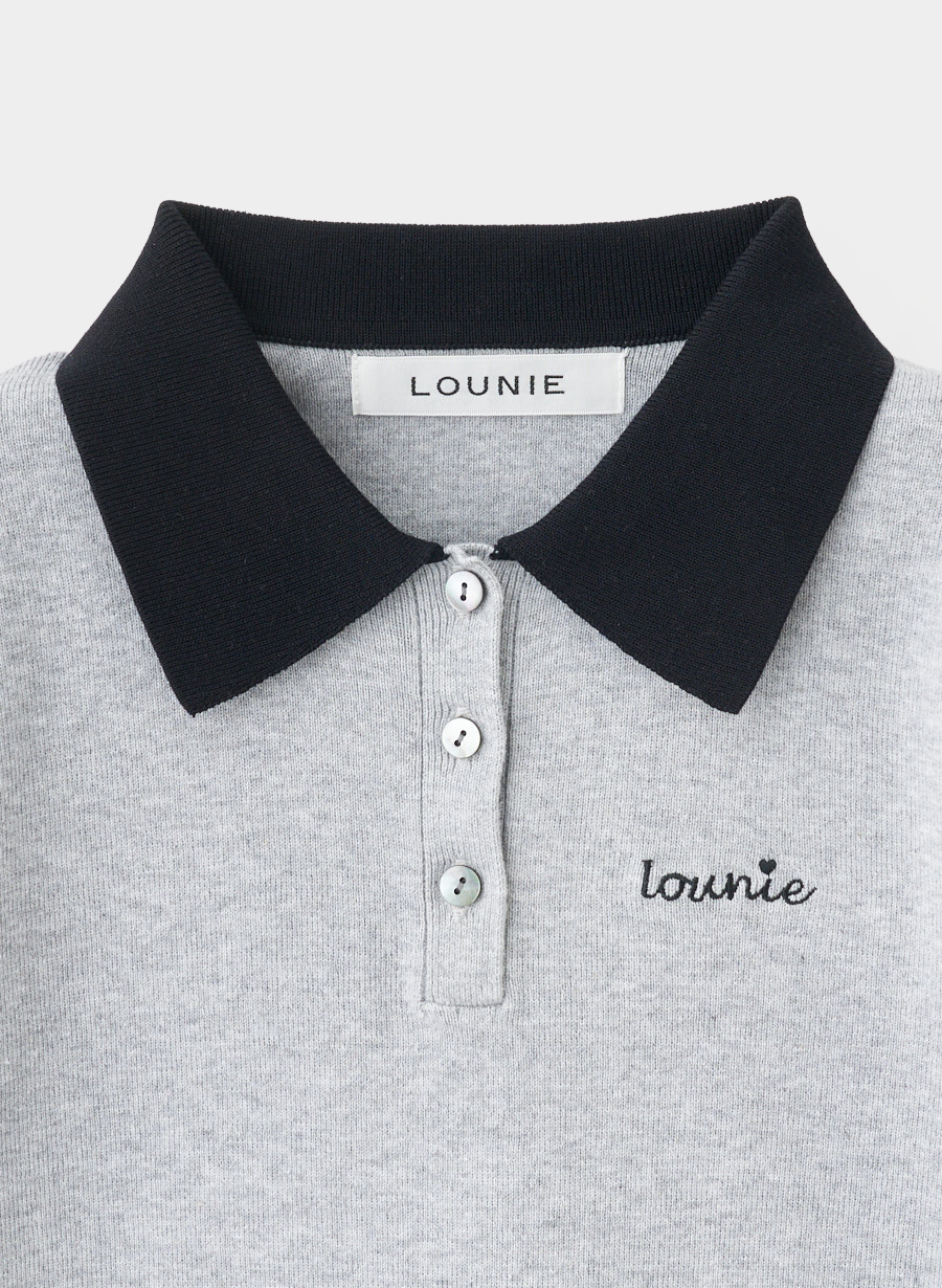 復刻企画＞ワンポイントポロニット｜LOUNIE（ルーニィ）公式サイト