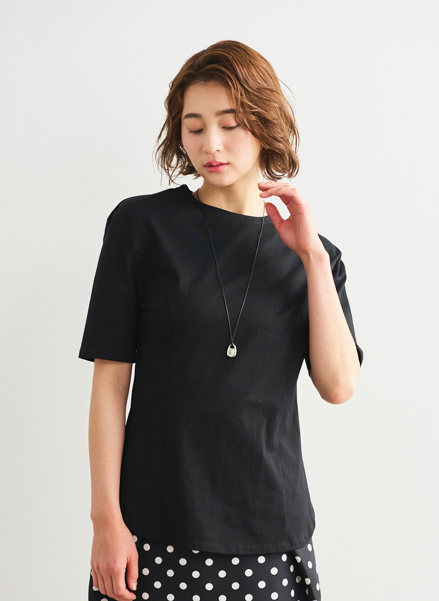 オフ/ベージュ追加予約中】佐藤佳菜子さんコラボ パワショルTシャツ