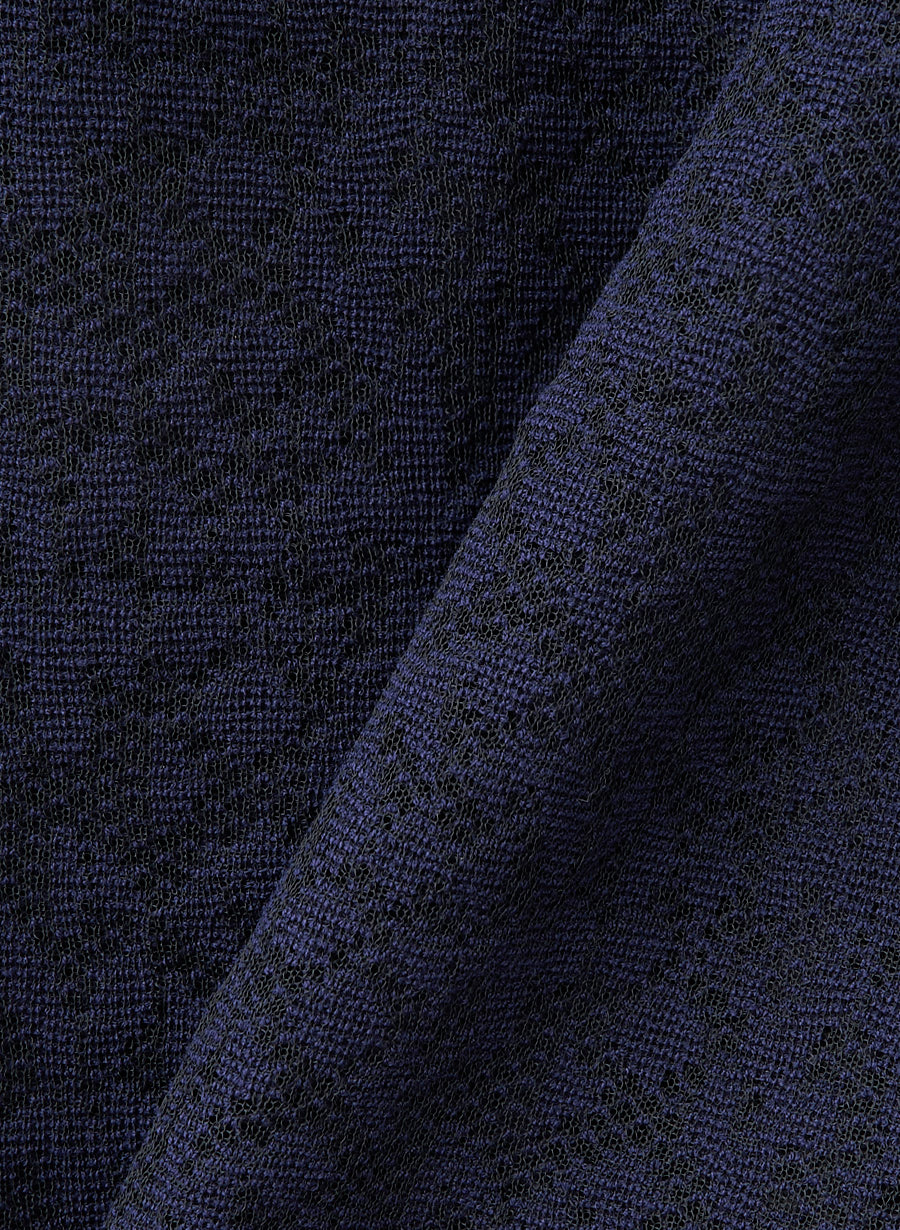 WEB限定追加カラー】衿付きレーシーニットカーディガン｜LOUNIE