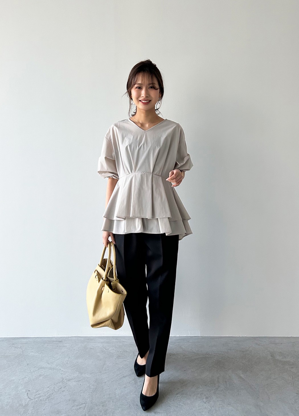 PEPLUM BLOUSE SET UP｜LOUNIE（ルーニィ）公式サイト／公式オンライン 