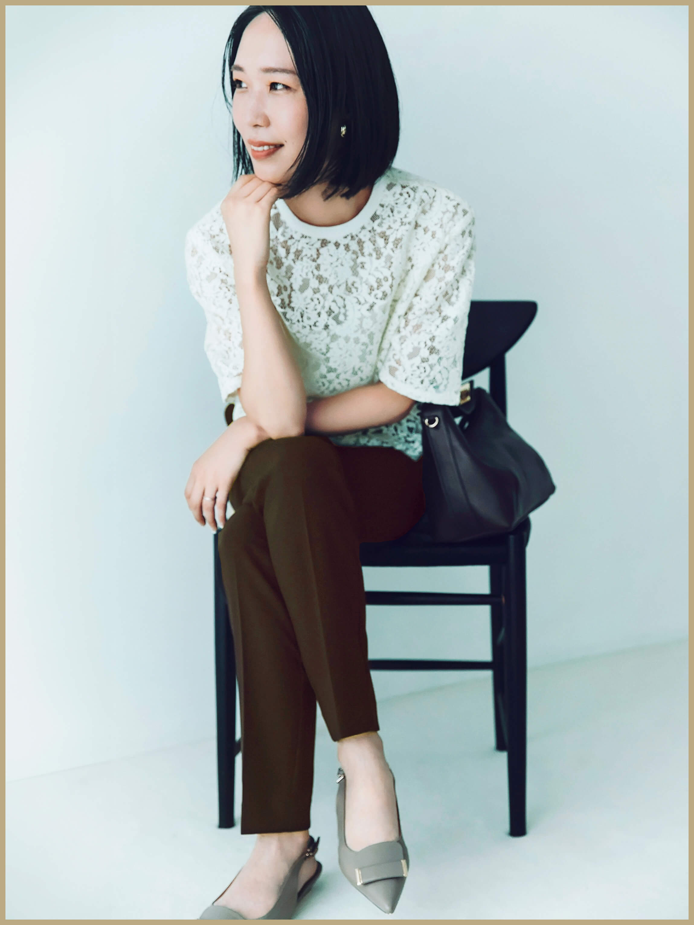 LOUNIE×KANAKO SATO レースTブラウスEC限定カラー、登場｜LOUNIE